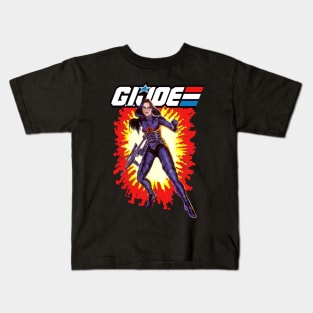 Baroness GI Joe toy art card Kids T-Shirt